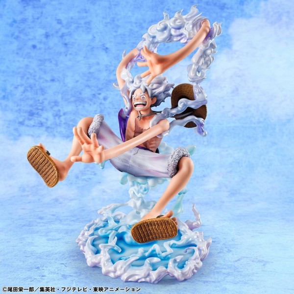 One Piece: P.O.P. Evolutionary History Monkey D. Luffy Gear Fifth non Scale PVC Statue