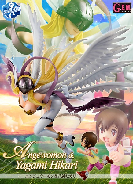 Digimon Adventure: Angewomon & Hikari 1/8 Scale Scale PVC Statue