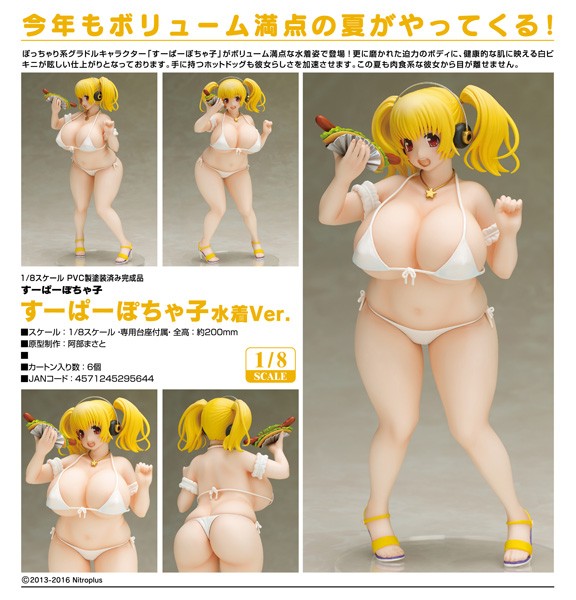 Super Pochaco Swimsuit Ver. 1/8 Scale PVC Statue