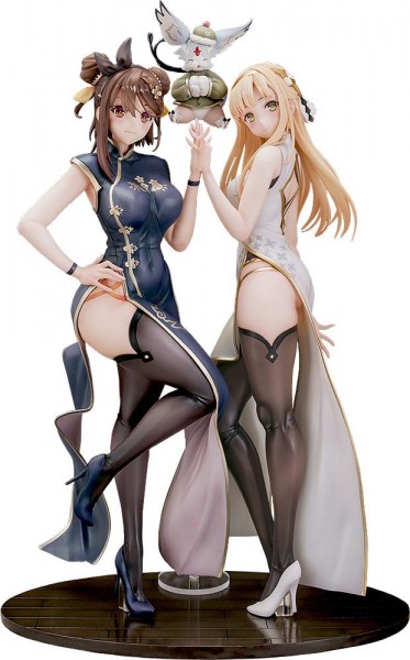 Atelier Ryza 2: Lost Legends & the Secret Fairy Ryza & Klaudia Chinese Dress Ver. 1/6 Scale PVC Statue