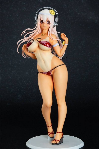 Nitro Super Sonic: Super Sonico Summer Vacation Ver. Sun Kissed 1/4.5 Scale PVC Statue