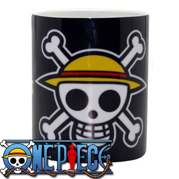 One Piece: Stohhutpiraten Logo Tasse