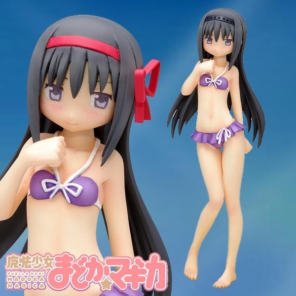 Puella Magi Madoka Magica: Homura Akemi Swimsuit Ver. 1/10 Scale PVC Statue