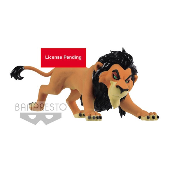 Disney Cute Fluffy Puffy: Lion King Scar non Scale PVC Minifigur