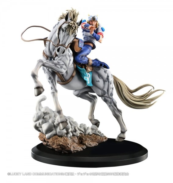 Jojo's Bizarre Adventure Steel Ball Run: Chozo Art Collection Johnny Joestar &amp; Slow Dancer non Scale PVC Statue