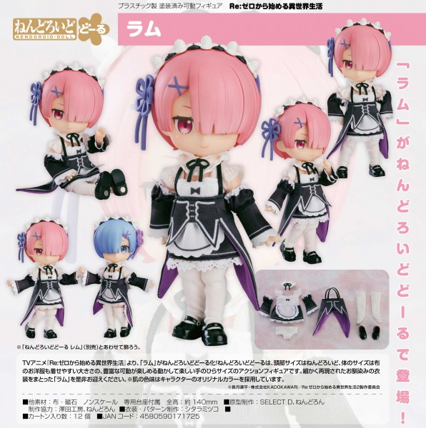 Re:ZERO -Starting Life in Another World: Ram Nendoroid Doll