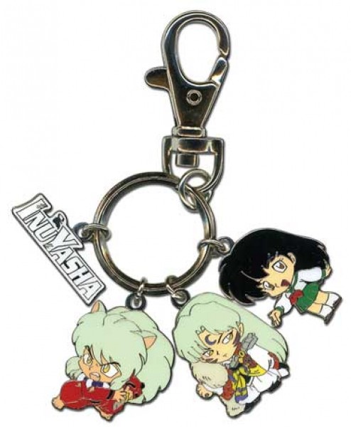 Metall Schlüsselanhänger Inuyasha, Sesschoumaru, Kagome