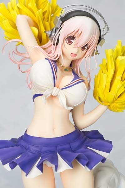 Nitro Super Sonic: Super Sonico Cheerleader Ver. 1/7 Scale PVC Statue