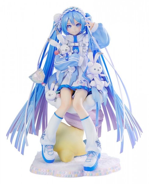 Character Vocal Series 01: Miku Hatsune Snow Miku Yukiiro Pop Ver. 1/7 Scale PVC Statue
