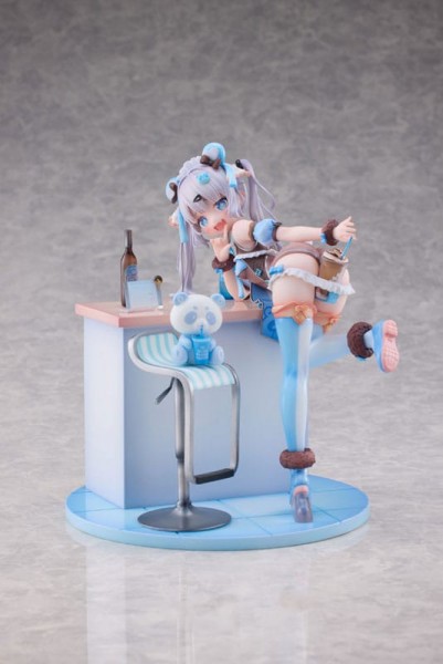 Original Character: Blue Panda Coffee by Henriita 1/6 Scale PVC Statue