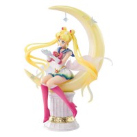 Sailor Moon Eternal : Figuarts Zero Chouette Super Sailor Moon Bright Moon non Scale PVC Statue Sailor Moon Eternal : Figuarts Zero Chouette Super Sailor Moon Bright Moon non Scale PVC Statue