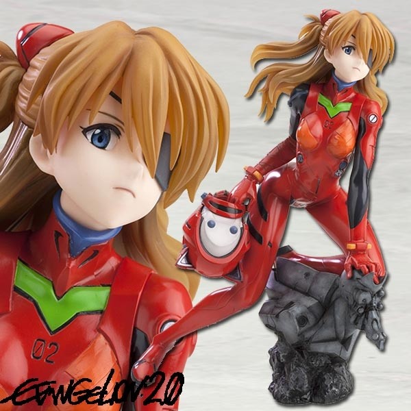 Evangelion 2.0: Asuka Langley Shikinami Q Plug Suit Ver. 1/6 PVC Statue