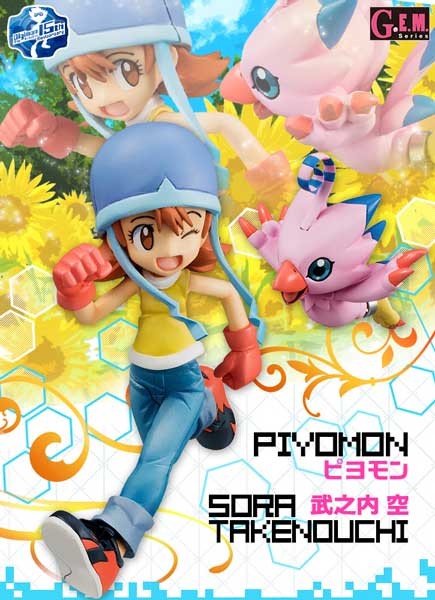 Digimon Adventure: Sora & Piyomon non Scale Scale PVC Statue
