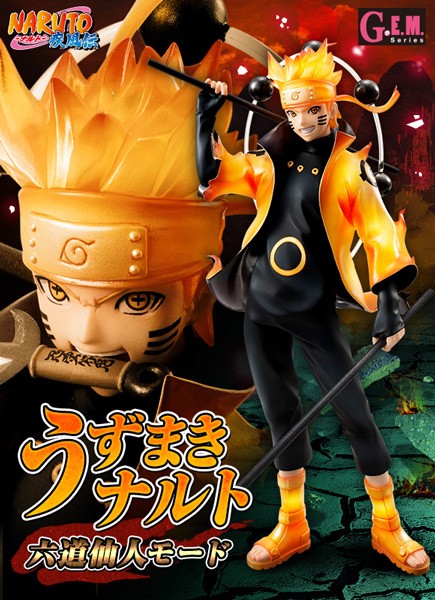Naruto Shippuden: G.E.M. Serie Naruto Uzumaki Rikudo Sennin Mode 1/8 Scale PVC Statue