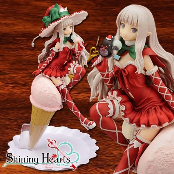 Shining Hearts: Melty Christmas Ver. 1/8 PVC Statue