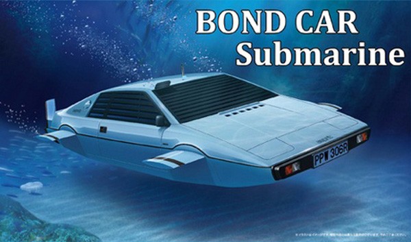 James Bond 007 The Spy Who Loved Me: Lotus Esprit S1 James Bond Car Submarine 1/24 Model Kit