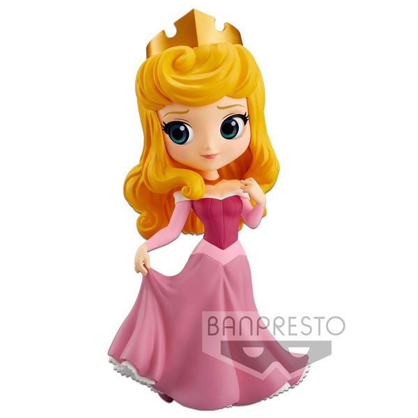 Disney: Q Posket Princess Aurora A (Pink Dress) non Scale PVC Statue