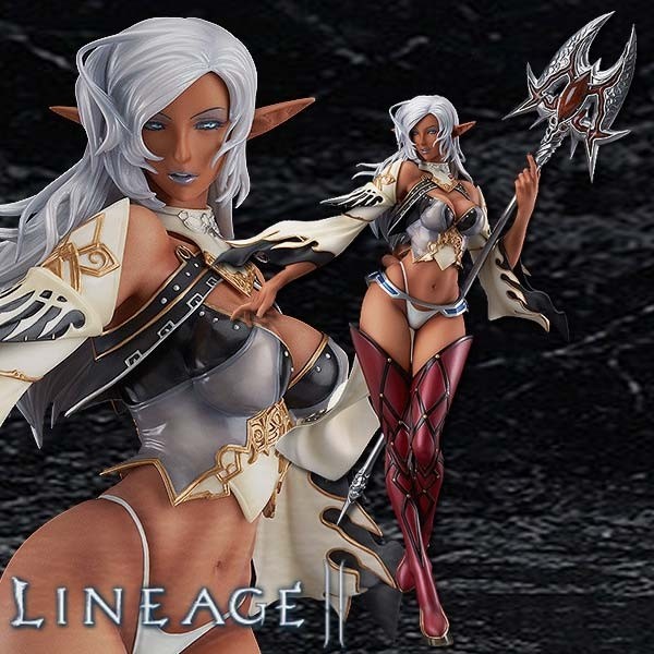 Lineage II: Dark Elf Brown Skin ver. 1/7 Scale PVC Statue