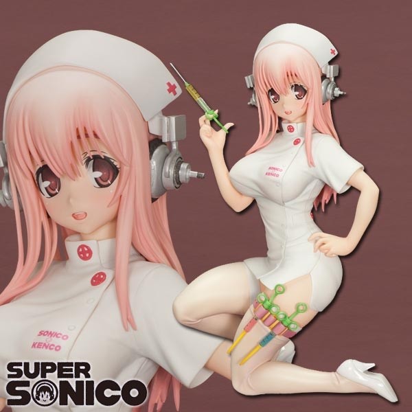 Nitro Super Sonic: Super Sonico Nurse Ver. 1/7 Scale PVC Statue