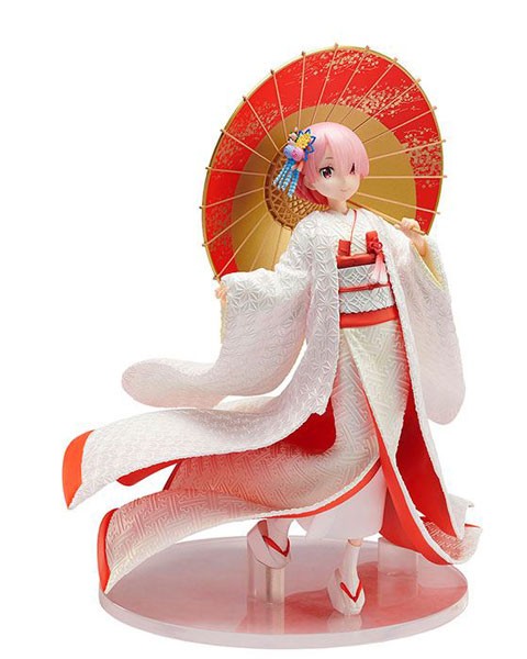 Re:ZERO -Starting Life in Another World: Ram -Shiromuku- 1/7 Scale PVC Statue