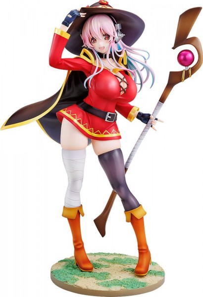 Super Sonico x Konosuba: Super Sonico Megumin collaboration Ver. 1/7 Scale PVC Statue