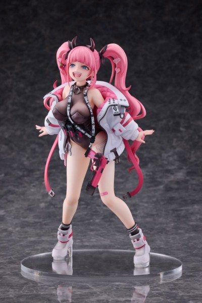 Original Character: Rampaging Twin-tail Arisa 1/6 Scale PVC Statue