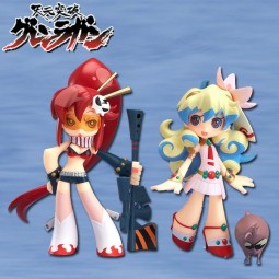 Tengen Toppa Gurren Lagann: Twin Pack - Yoko & Nia + Boota PSG Arrange ver. non Scale PVC Statue Tengen Toppa Gurren Lagann: Twin Pack - Yoko & Nia + Boota PSG Arrange ver. non Scale PVC Statue