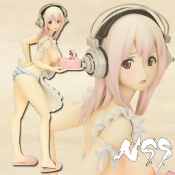 Nitro Super Sonic: Super Sonico Valentine Striped Underwear 1/7 Scale PVC Statue Nitro Super Sonic: Super Sonico Valentine Striped Underwear 1/7 Scale PVC Statue
