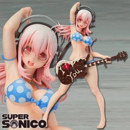 Nitro Super Sonic: Super Sonico Rock 'n' Roll Valentine 1/6 Scale PVC Statue Nitro Super Sonic: Super Sonico Rock 'n' Roll Valentine 1/6 Scale PVC Statue