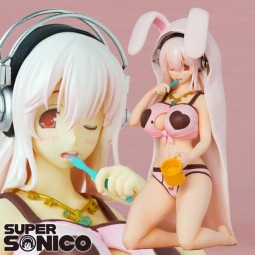 Nitro Super Sonic: Super Sonico Brushing Teeth Ver. 1/8 Scale PVC Statue Nitro Super Sonic: Super Sonico Brushing Teeth Ver. 1/8 Scale PVC Statue